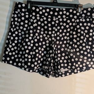J Crew polka dot shorts sz size shorts 14